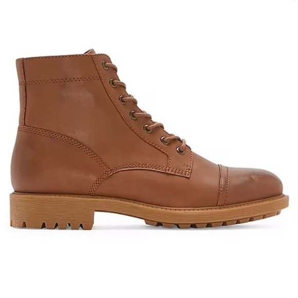 Frye and Co. Men\'s Kip Flat Heel Lace Up Boots Brush Brown Size 9.5 main image 4